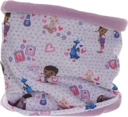 Scaldacollo Dottoressa con fodera in pile viola