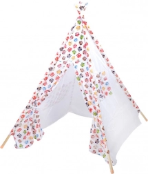 Tenda teepee per bambini Gufi Allegri