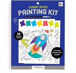 Set da pittura Mudpuppy spazio per bambini