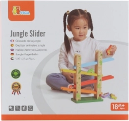 Pista in legno per animali Jungle Slider