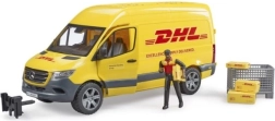 Bruder Mercedes-Benz Sprinter DHL con autista e accessori