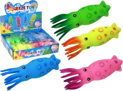Giocattolo antistress da schiacciare calamaro colorato
