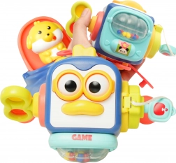 WOOPIE Pinguino Montessori Cubo Sensoriale 6v1