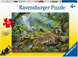 Puzzle Ravensburger Animali della foresta pluviale 60 pezzi