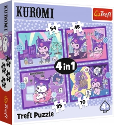 Puzzle 4in1 con KUROMI – HELLO KITTY