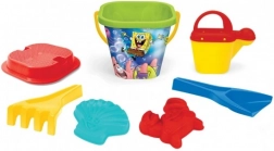 set per sabbia 7 pz SPONGEBOB, 3 colori, rete