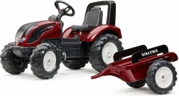 Trattore a pedali con rimorchio Valtra S4