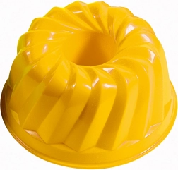 Androni stampo per sabbia budino 12 cm – giallo
