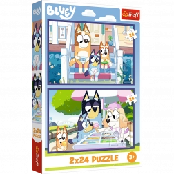 Puzzle 2x24 Allegra Bluey - BBC Bluey Trefl