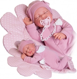 Bambola neonato realistica Luna con corpo morbido 42 cm