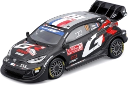 modello in metallo bburago 1:43 toyota gr yaris rally1 hybrid ogier in box regalo