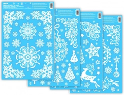 Pellicola per finestre natalizie Glitr 20x30 cm