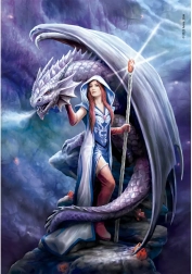 Clementoni Puzzle Strega del Drago 1000 Pezzi