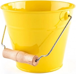 Secchiello da giardino Woody giallo in metallo