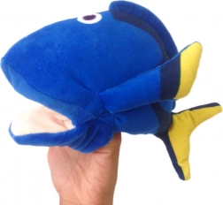 Burattino di peluche Pesce blu 25 cm