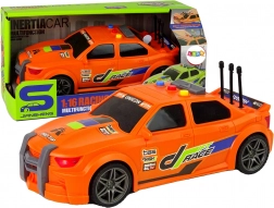 Auto da corsa sportivo 1:16 con luci e suoni – arancione