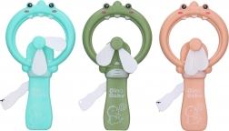 Ventilatore manuale dinosauro 18 cm