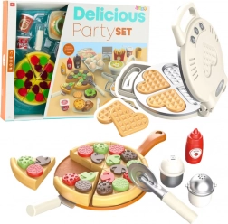 set per waffle e pizza per bambini con accessori – accessori da cucina 23 pz