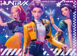 Ravensburger K-pop: Cacciatrici di demoni, puzzle 4 × 100 pezzi