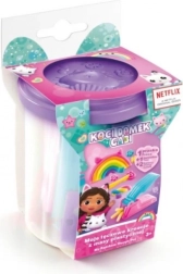 Set con pasta da modellare GABIN CASETTA DEL GATTINO Le mie creazioni arcobaleno – bicchierino viola