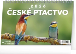 Calendario da tavolo Uccelli cechi 2026