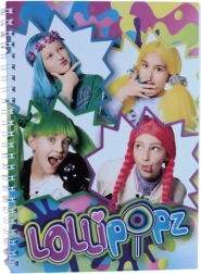 Taccuino A5 Lollipopz con rilegatura a spirale