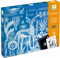 Creazione con carta fotografica - Notte nella savana di Djeco