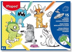 Libri da colorare magici rosa MAPED A4, 15 fogli