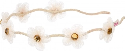 Fascia per capelli Liyana con fiori di tulle