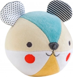 Petit Collage sonaglino orsetto in cotone organico