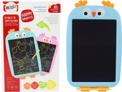 Tablet da disegno con motivo uccellino, blu