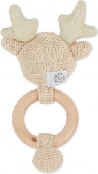 Bieco giocattolo motorico con sonaglio cerbiatto