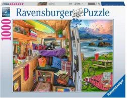 Puzzle 2D 1000 pezzi Vista dal camper