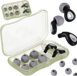 Tappi auricolari in silicone con riduzione del rumore, set 3 misure