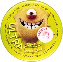 Ultra plastilina profumata oro metallizzato zucchero filato 128 g