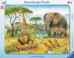 Puzzle Ravensburger Animali africani 30 pezzi