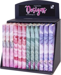 Taccuino A6 BLOOM, a righe, mix di motivi (96 fogli)