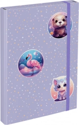 Cartelle per quaderni scolastici A4 BAAGL – Animaletti