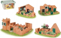 Set di costruzioni Teifoc Casetta Raul II 280 pezzi in box di plastica 41x19x30 cm