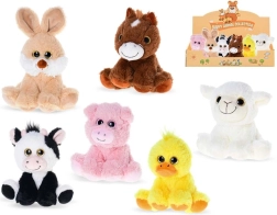 Animaletti di peluche della fattoria 14 cm