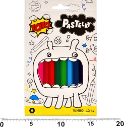 Matite colorate Jumbo esagonali 12 pz