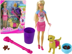 Bambola con cagnolino e pappa ANLILY