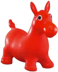 Cavallino saltellante rosso
