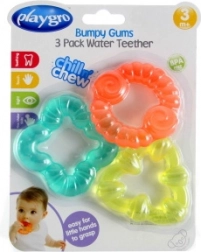 playgro set di massaggiagengive rinfrescanti 3 pz