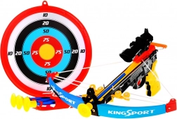 Balestra per bambini (6+) Set sportivo 7 pz. + Bersaglio + 4 frecce + Faretra + Mirino