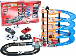 Garage parcheggio con circuito stradale e macchinine