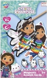 Immagini magnetiche da grattare La casa delle bambole di Gabby – set da 10 pz