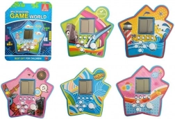 Gioco elettronico tascabile a forma di stella – Tetris blu