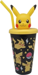 Borraccia per bambini Pokémon 450 ml con cannuccia KiDS Licensing