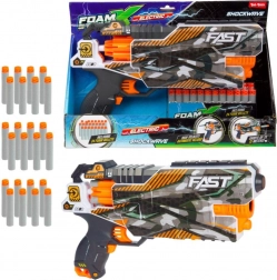 Pistola a proiettili in schiuma con suono e proiettili